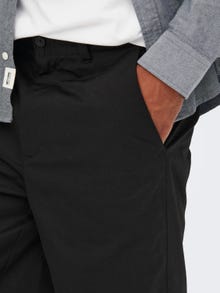 ONLY & SONS Shorts Corte regular Tiro normal -Black - 22022326