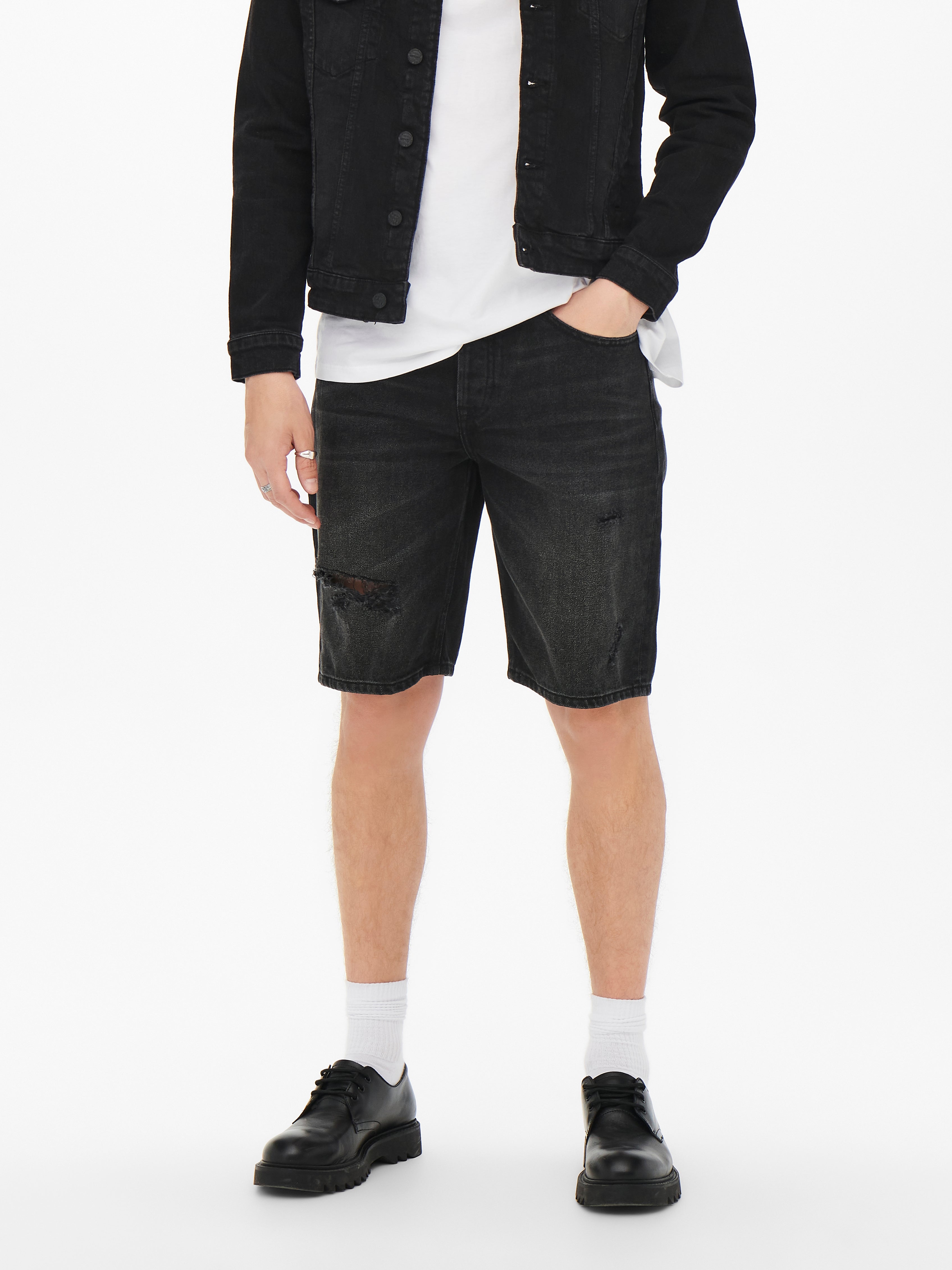 Onsavi Mittlere Taille Slim Fit Shorts