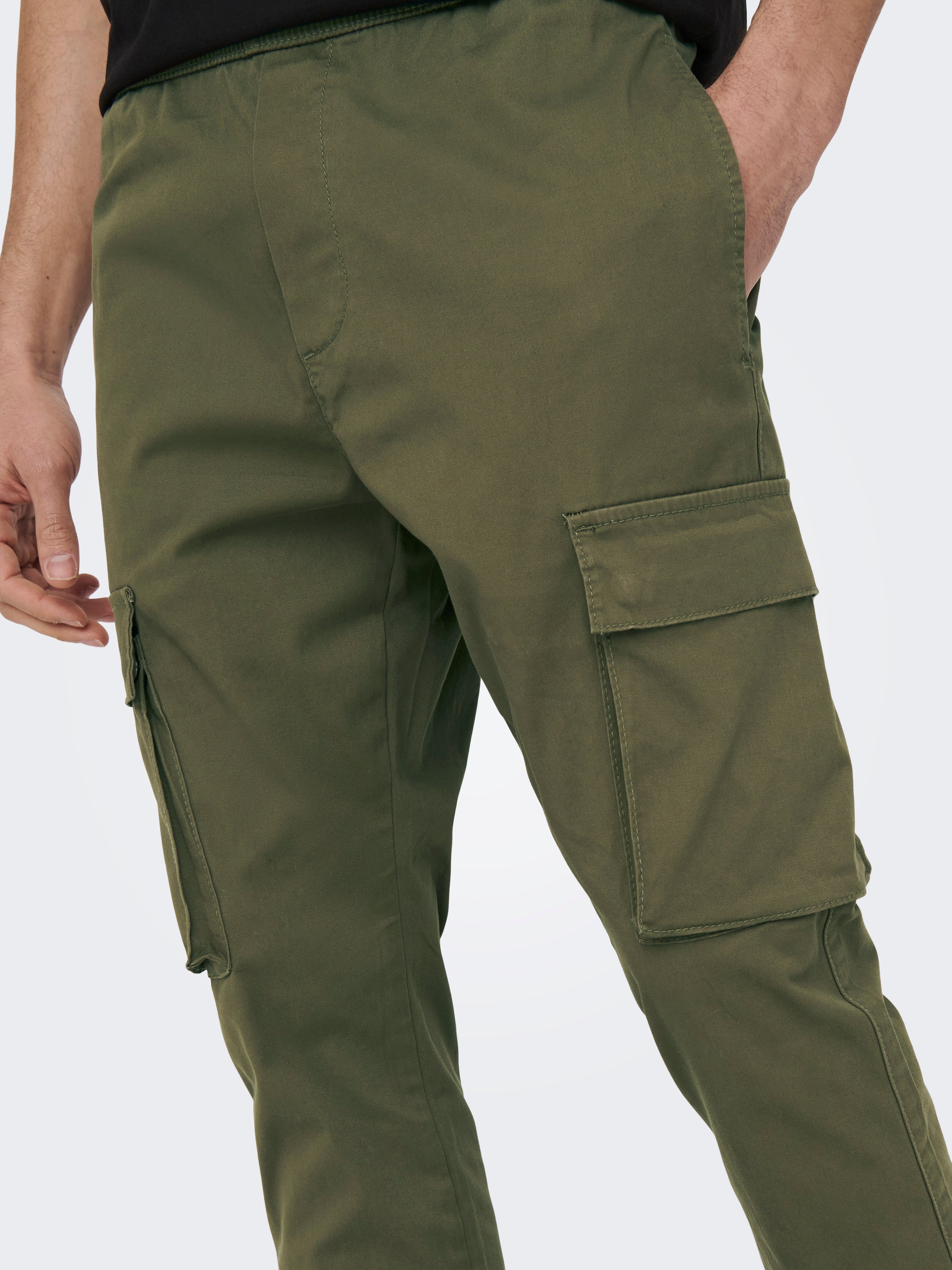 PME Legend LIFTMASTER WORKER - Pantaloni - deep lichen green/verde PME Legend LIFTMASTER WORKER - Pantaloni - deep lichen green/verde