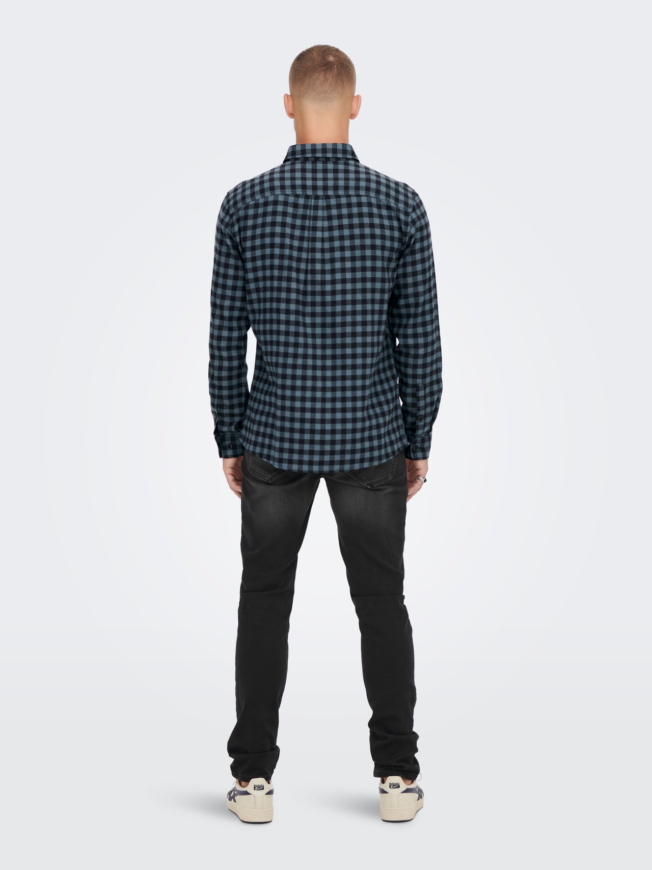ONLY & SONS Regular fit Overhemd kraag Overhemd -Dark Slate - 22022444