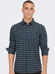 ONLY & SONS Camisas Corte regular Cuello de camisa -Dark Slate - 22022444