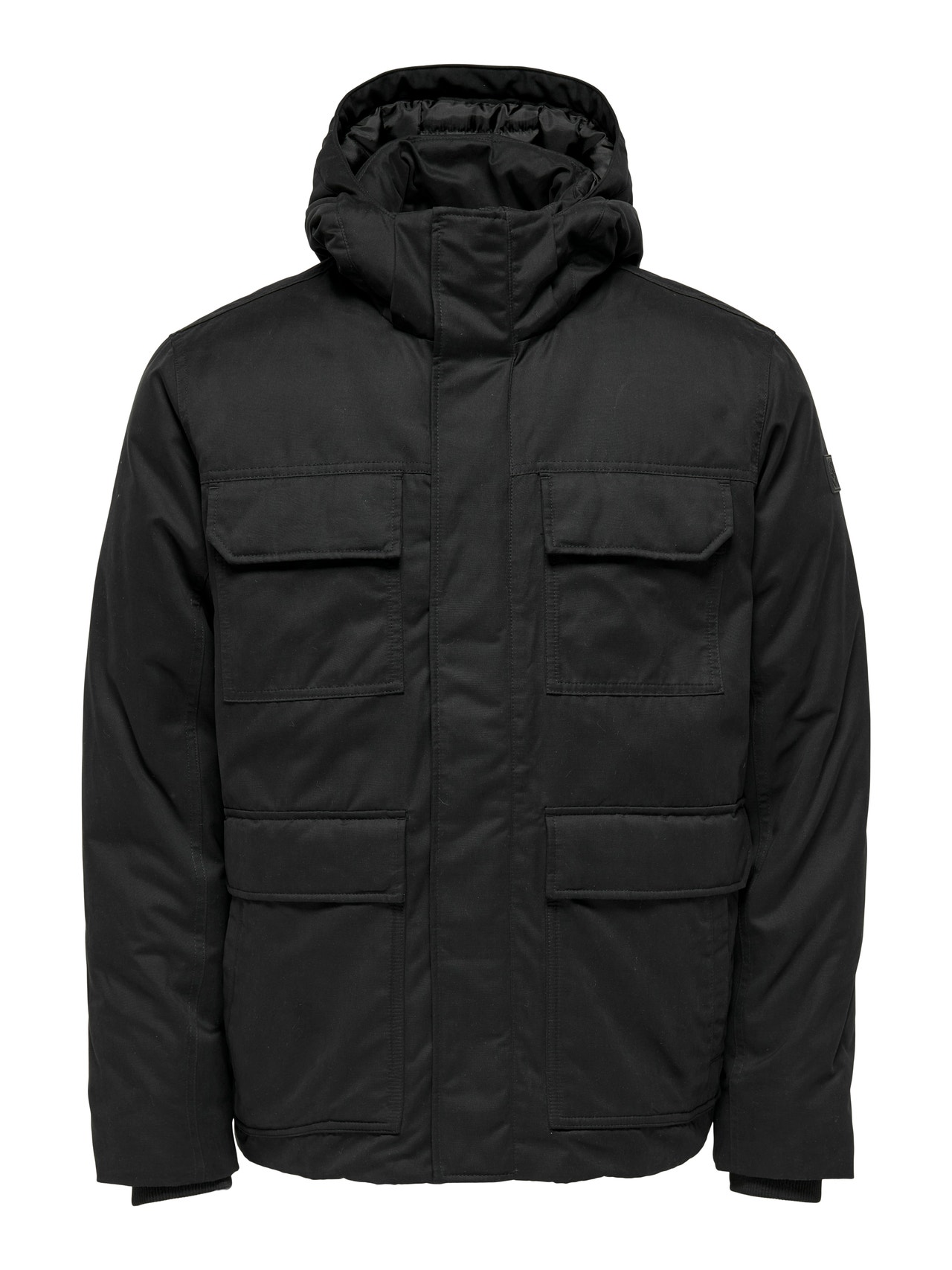 ONLY & SONS Jacket with hood -Black - 22022466