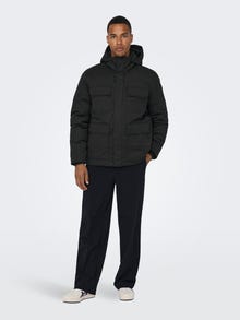 ONLY & SONS Jacket with hood -Black - 22022466