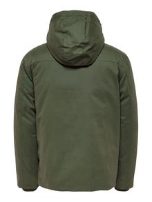 ONLY & SONS Vestes Capuche avec cordon de serrage -Olive Night - 22022466