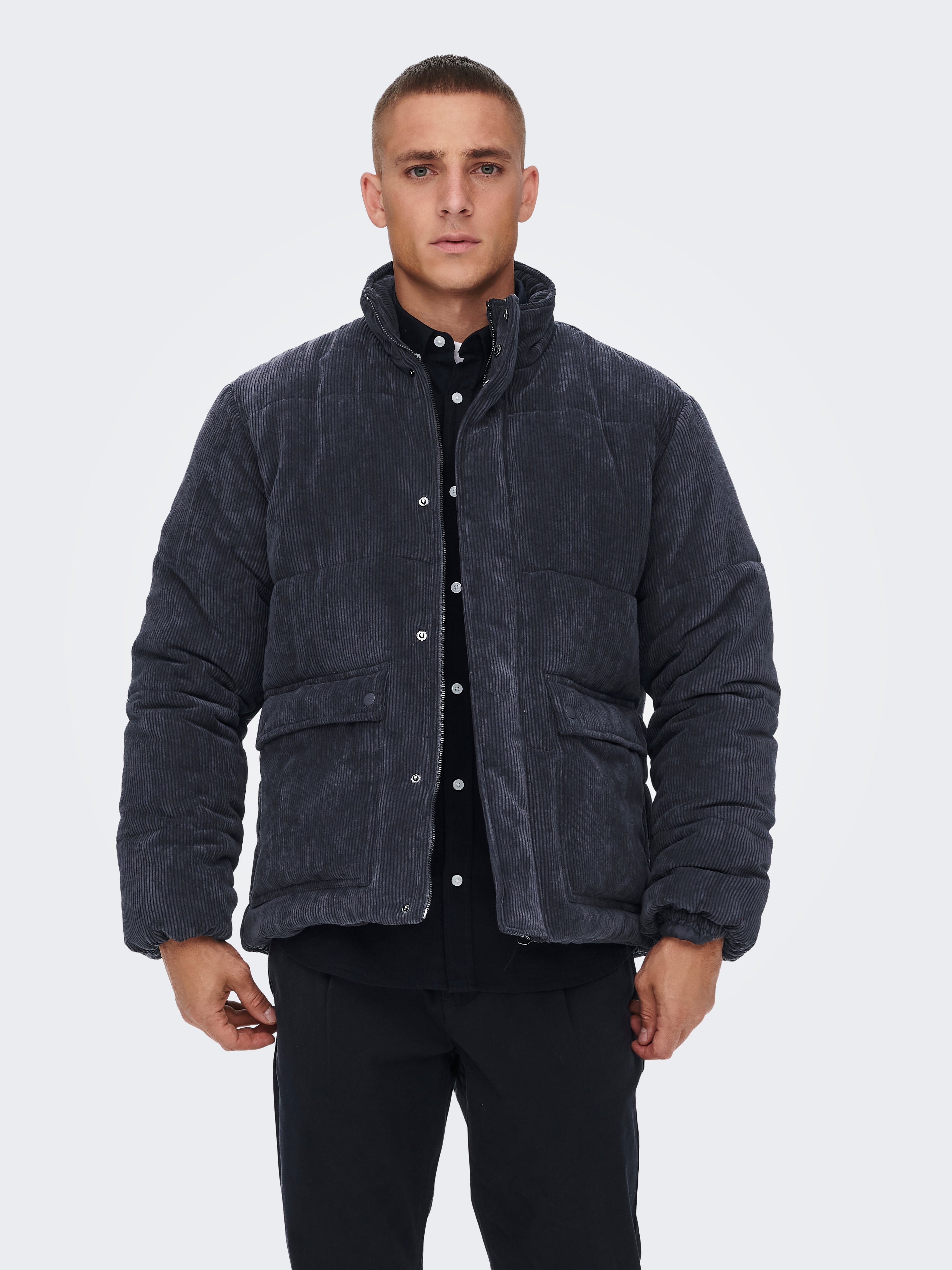 Short corduroy cheap jacket