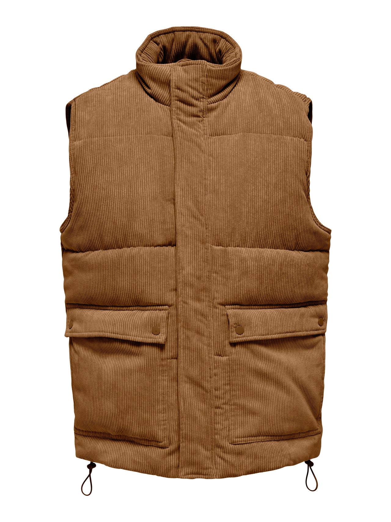 ONLY & SONS Corduroy puffer vest -Partridge - 22022506