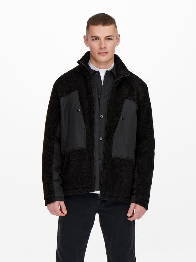 ONLY & SONS Sherpa mix jacket - 22022512