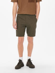 ONLY & SONS Avsmalnande passform Medelhög midja Shorts -Black - 22022524