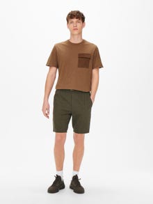 ONLY & SONS Shorts med mellemhøj talje -Black - 22022524