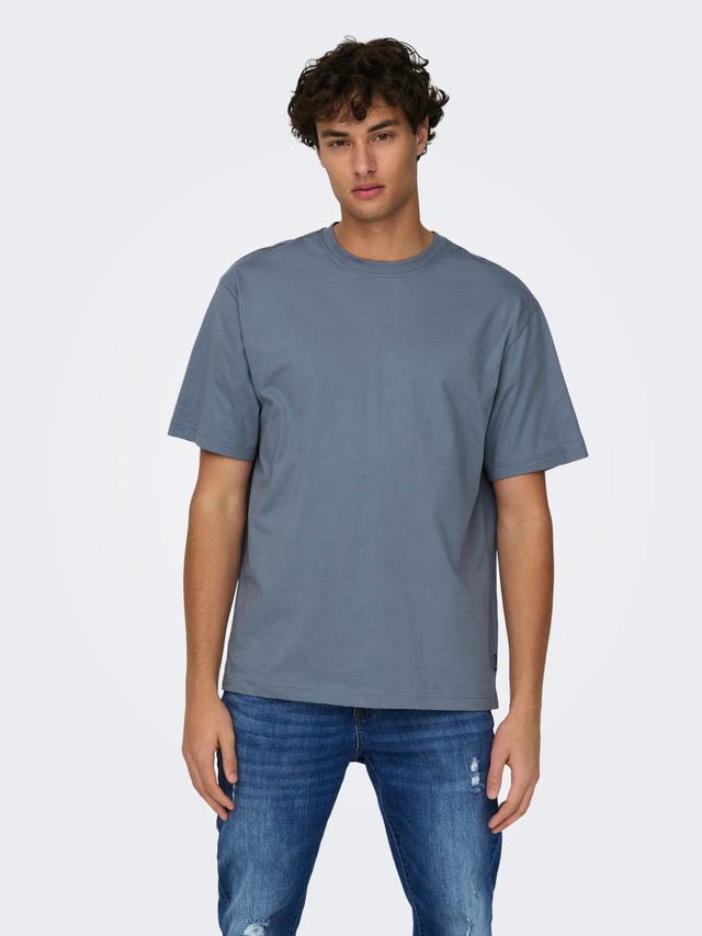 ONLY & SONS Oversized o-hals t-shirt - 22022532