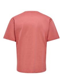 ONLY & SONS Relaxed fit O-hals T-shirts -Dusty Cedar - 22022532
