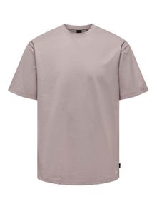 ONLY & SONS T-shirts Relaxed Fit Col rond -Nirvana - 22022532
