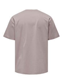 ONLY & SONS Locker geschnitten Rundhals T-Shirt -Nirvana - 22022532