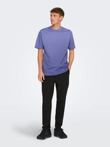 ONLY & SONS Relaxed Fit Round Neck T-Shirt -Dusted Peri - 22022532