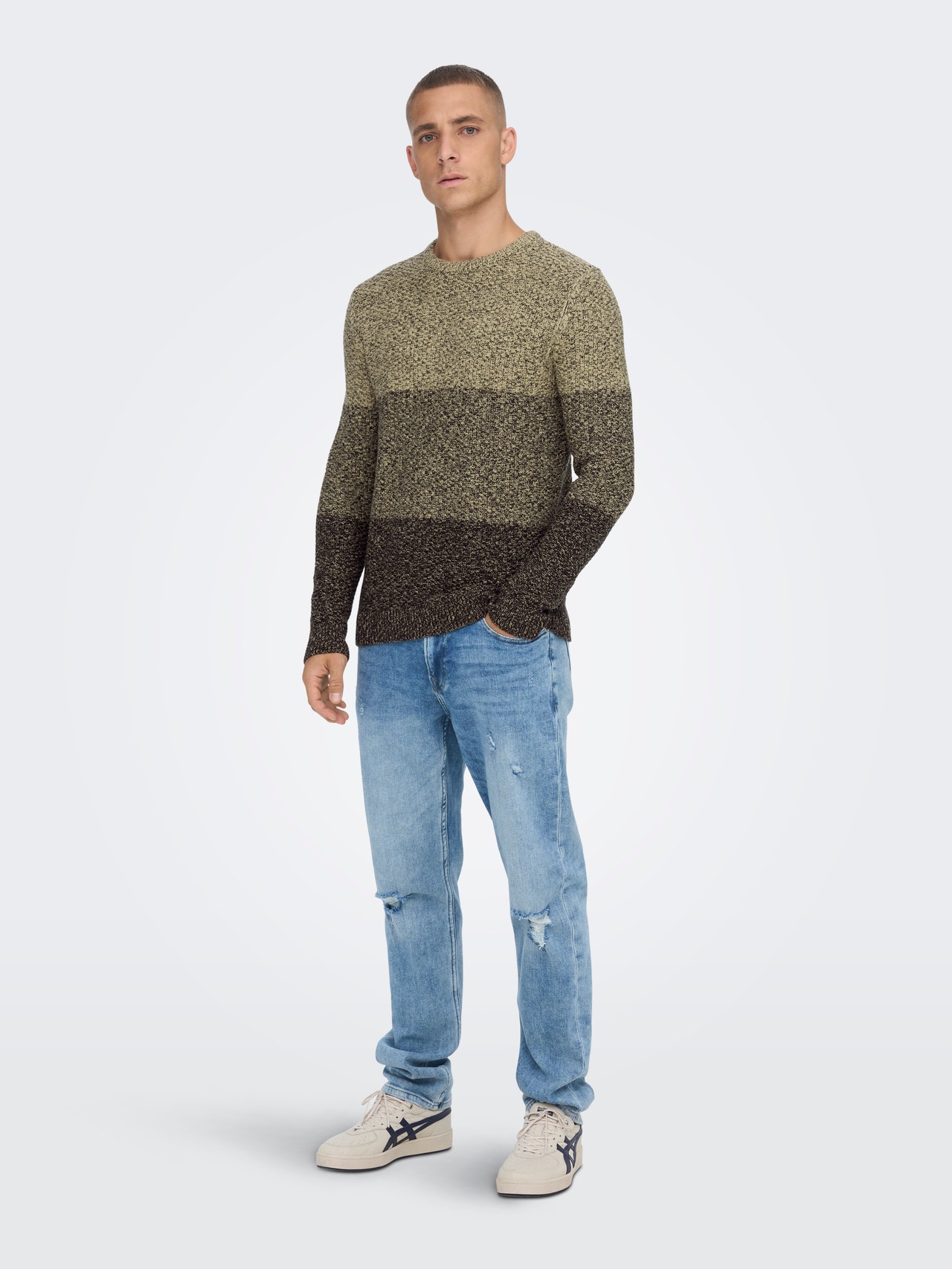 ONLY & SONS Round Neck Pullover -Twill - 22022594