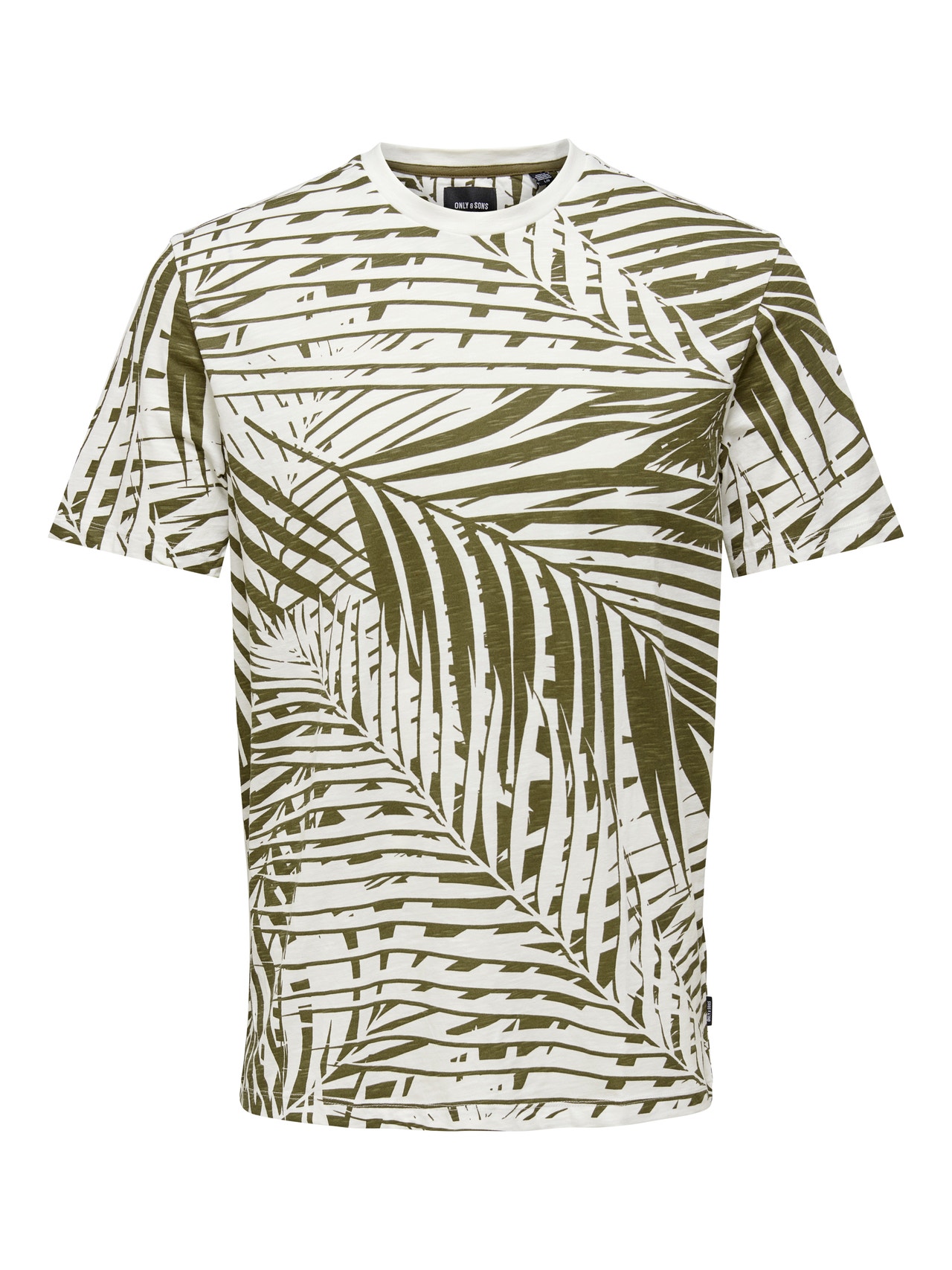 ONLY & SONS Normal geschnitten Rundhals T-Shirt -Teak - 22022692