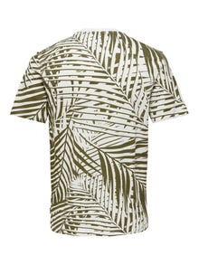 ONLY & SONS Normal geschnitten Rundhals T-Shirt -Teak - 22022692