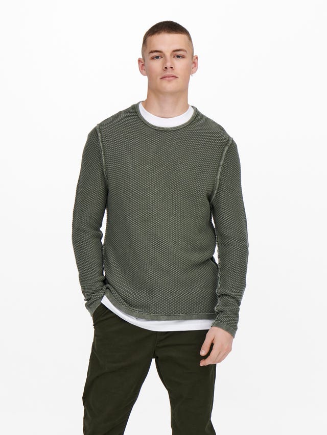 ONLY & SONS Round Neck Pullover - 22022799