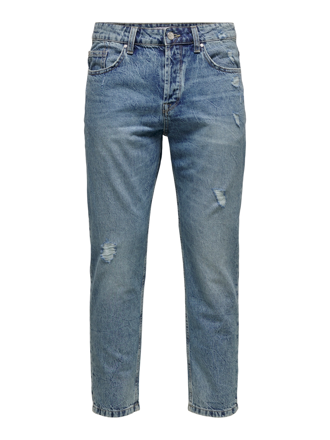 ONLY & SONS ONSAVI BEAM TAP CROP BLUE PK 2839 NOOS -Blue Denim - 22022839