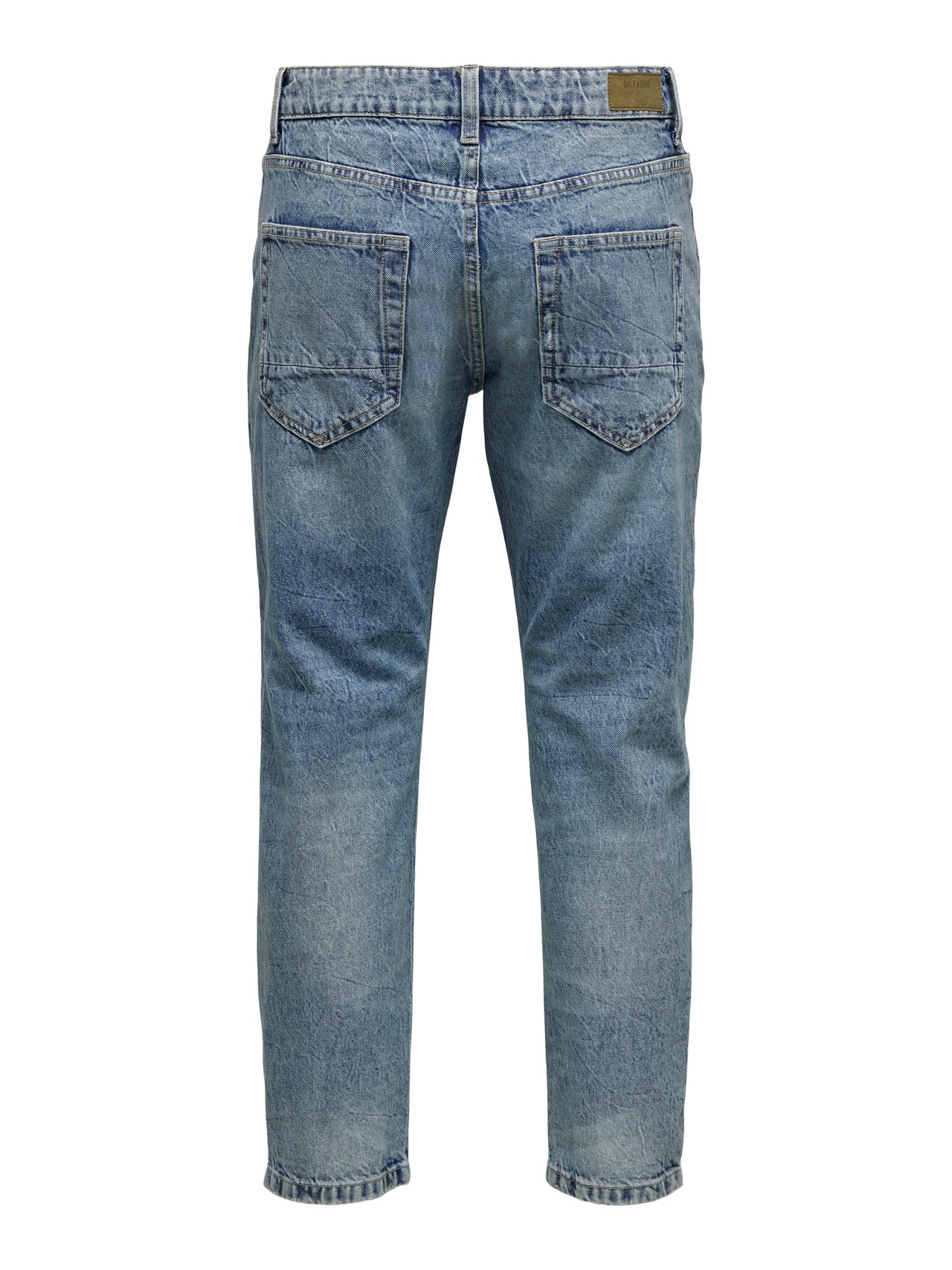 ONLY & SONS ONSAVI BEAM TAP CROP BLUE PK 2839 NOOS -Blue Denim - 22022839