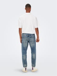 ONLY & SONS Jeans Cropped Fit Taille moyenne -Blue Denim - 22022839