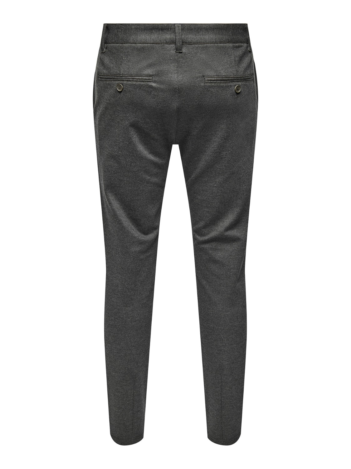 ONLY & SONS ONSMARK TAP HERRINGBONE 2911 PANT NOOS -Slate Black - 22022911