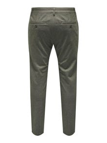 ONLY & SONS ONSMARK TAP HERRINGBONE 2911 PANT NOOS -Teak - 22022911