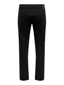 ONLY & SONS ONSWeft Regular Black Jeans -Black Denim - 22022956