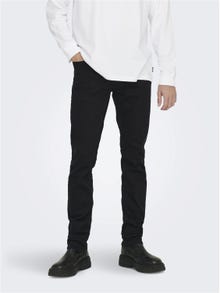 ONLY & SONS ONSWeft Regular Black Jeans -Black Denim - 22022956