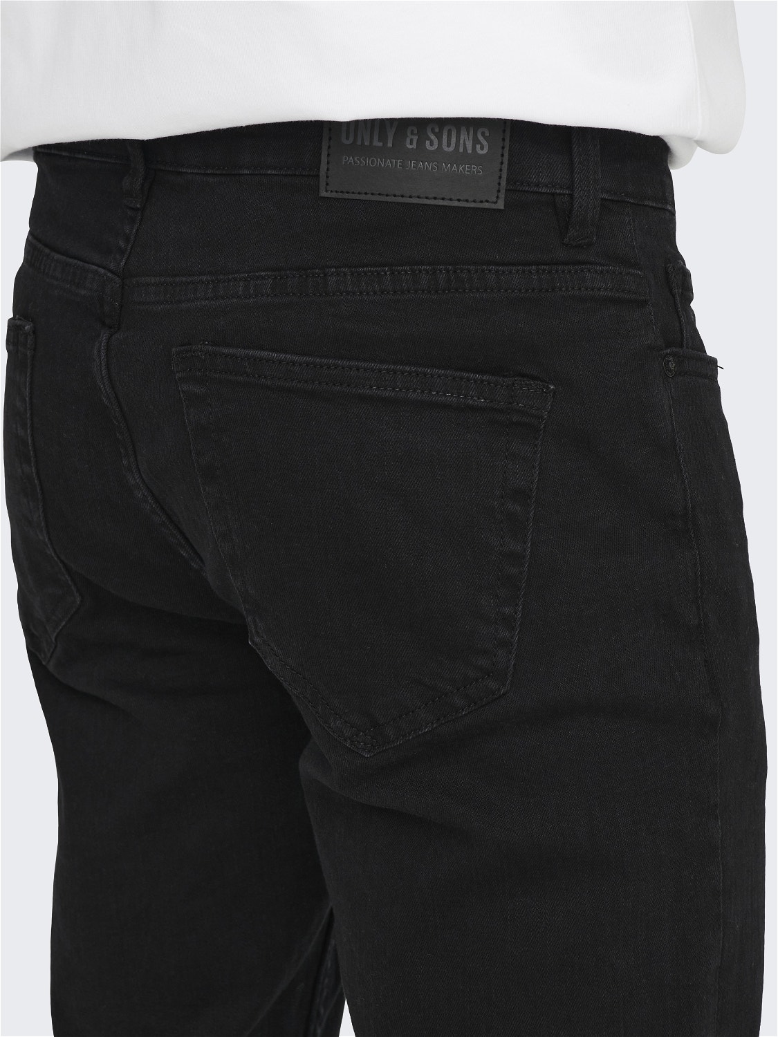 ONLY & SONS ONSWeft Regular Black Jeans -Black Denim - 22022956