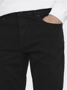 ONLY & SONS ONSWeft Regular Black Jeans -Black Denim - 22022956