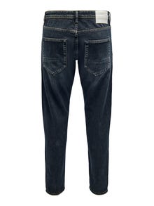 ONLY & SONS Cropped Fit Regular rise Jeans -Blue Denim - 22023026