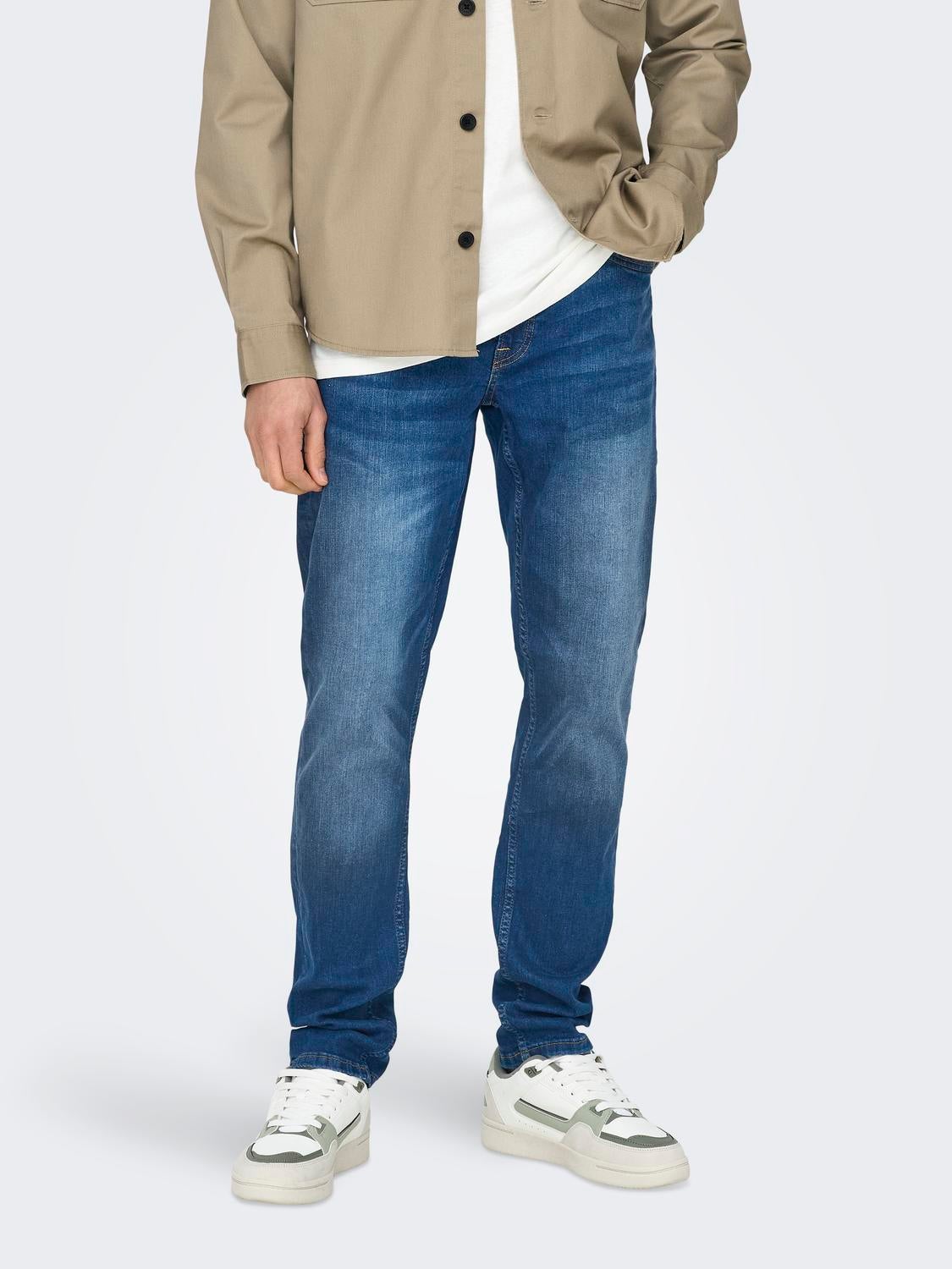 Thumbnail - Onsloom Mid Rise Slim Fit Jeans