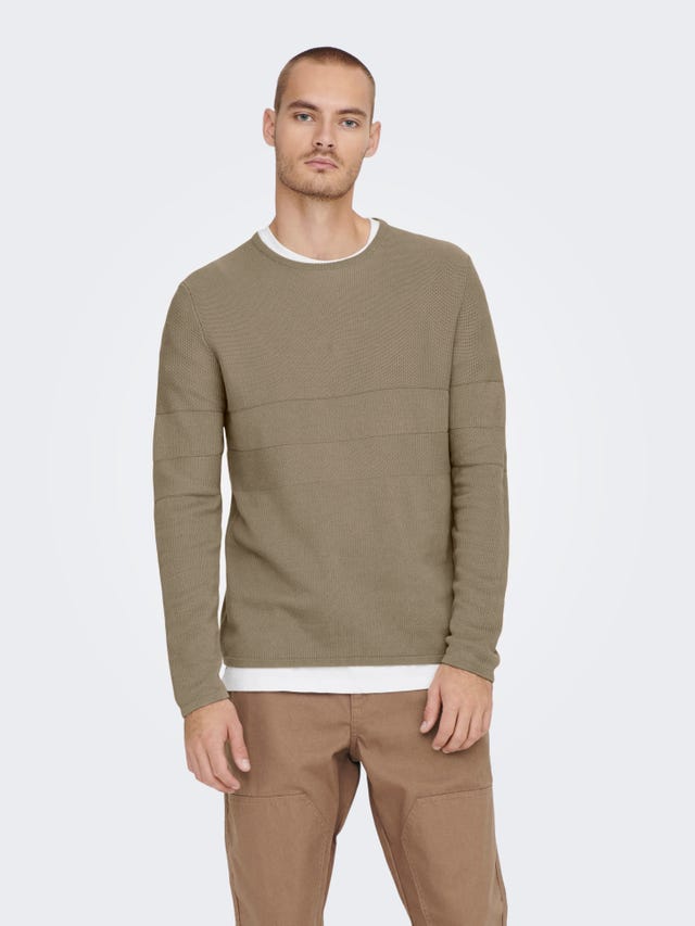 ONLY & SONS O-hals Pullover - 22023201