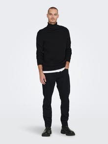 ONLY & SONS Roll neck Pullover -Black - 22023202