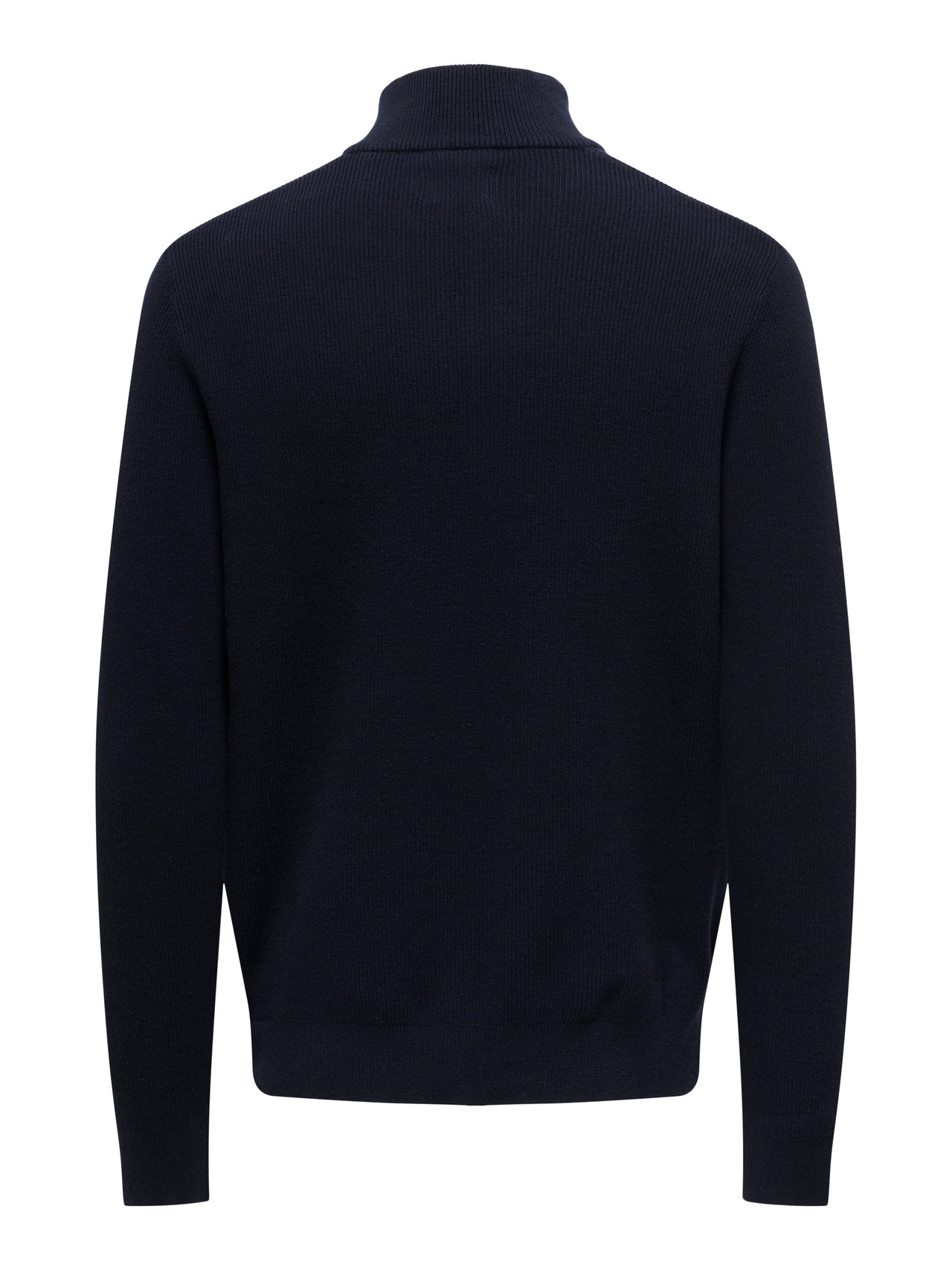 ONLY & SONS Redovno prianjanje Visoki vrat Pulover -Dark Navy - 22023210