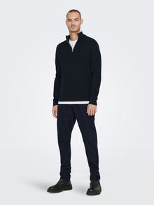 ONLY & SONS Redovno prianjanje Visoki vrat Pulover -Dark Navy - 22023210