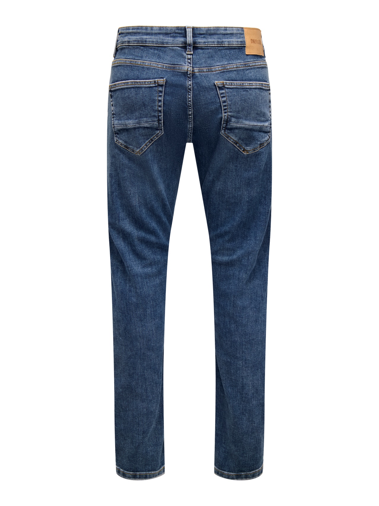 ONLY & SONS Liibuv lõige Madal värvel Teksad -Blue Denim - 22023229