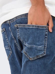 ONLY & SONS Liibuv lõige Madal värvel Teksad -Blue Denim - 22023229