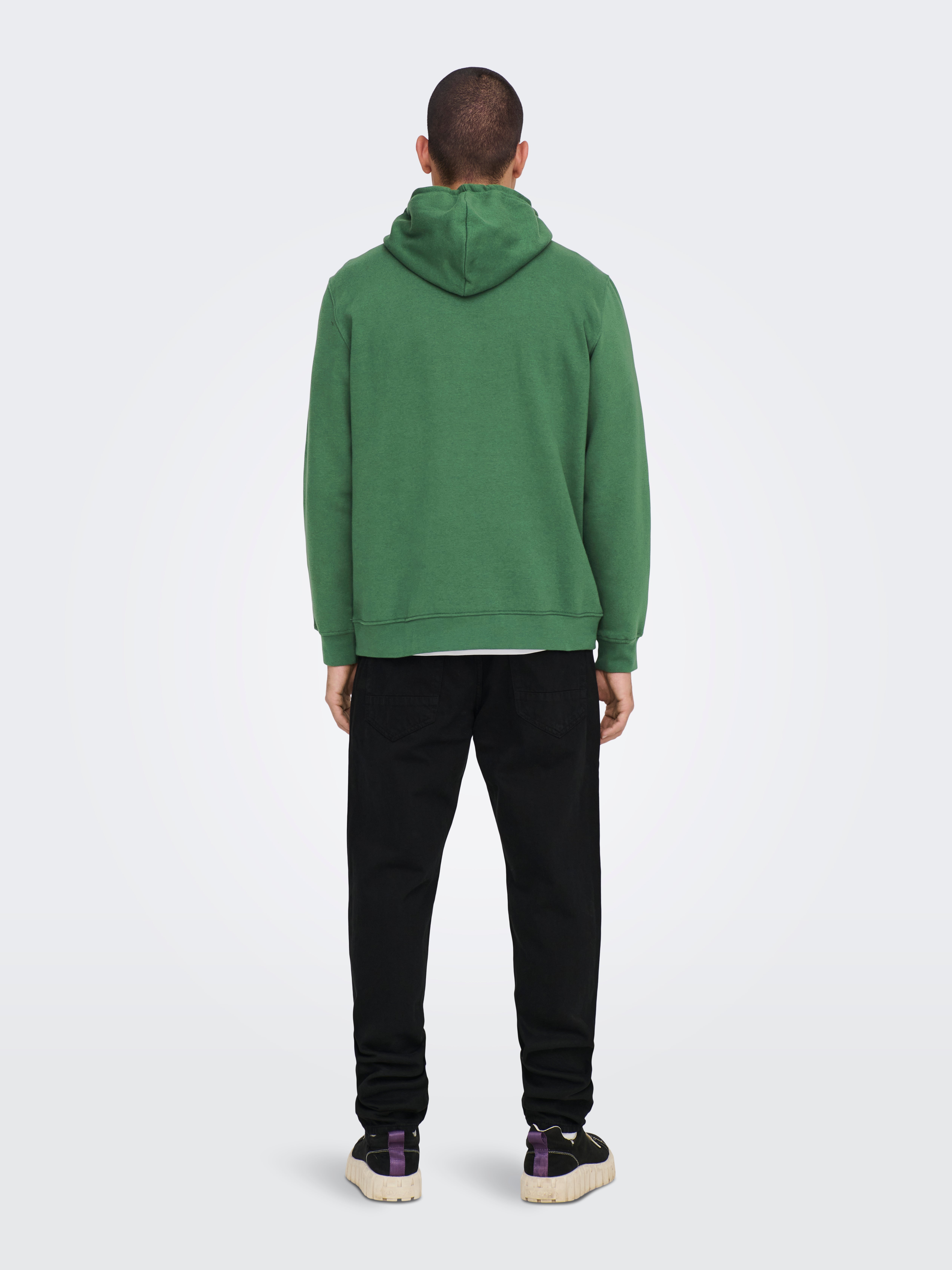 h&m green hoodie
