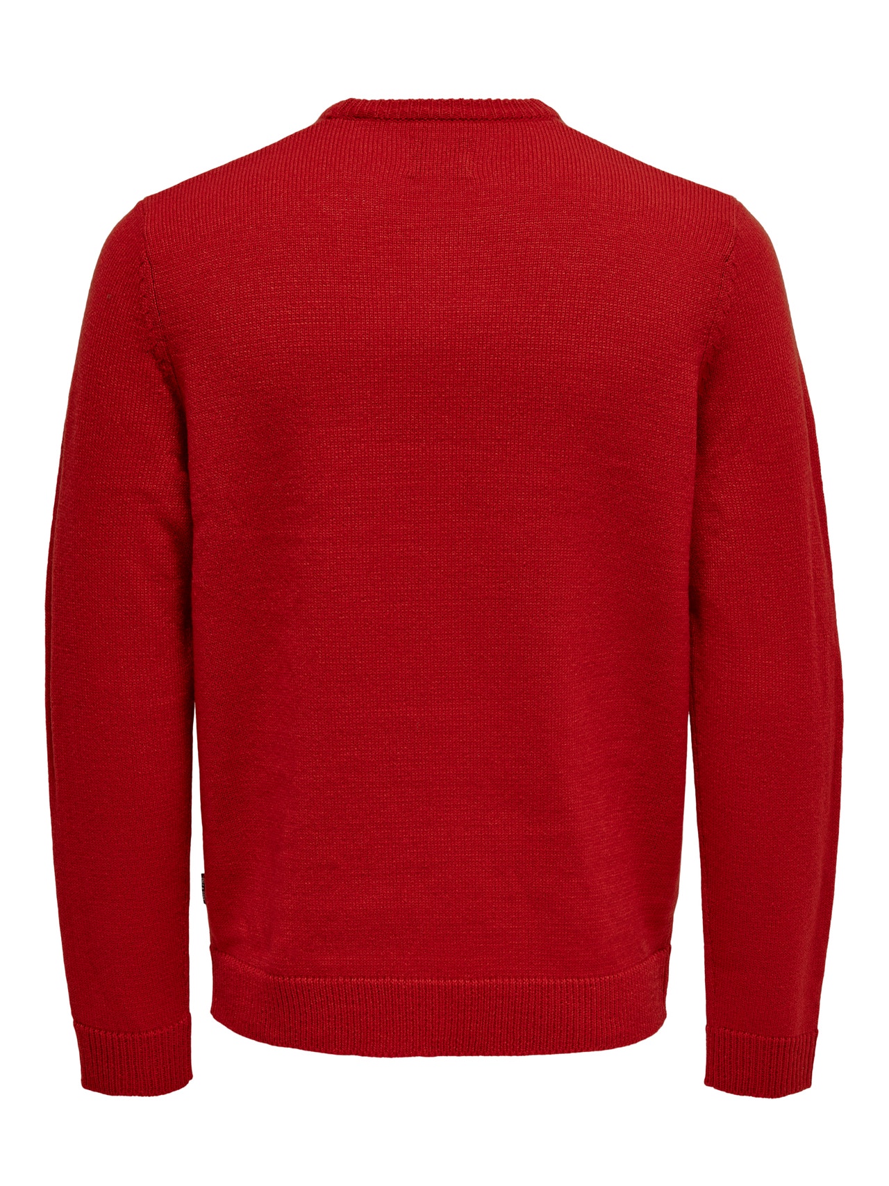 ONLY & SONS O-ringning Pullover -Pompeian Red - 22023347