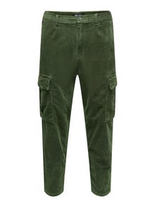 ONLY & SONS Pantalones cargo Corte tapered -Olive Night - 22023472