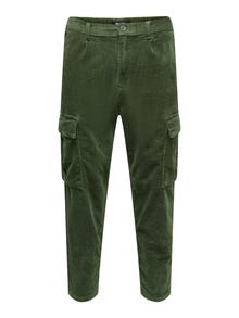 ONLY & SONS Pantalons cargo Tapered Fit -Olive Night - 22023472