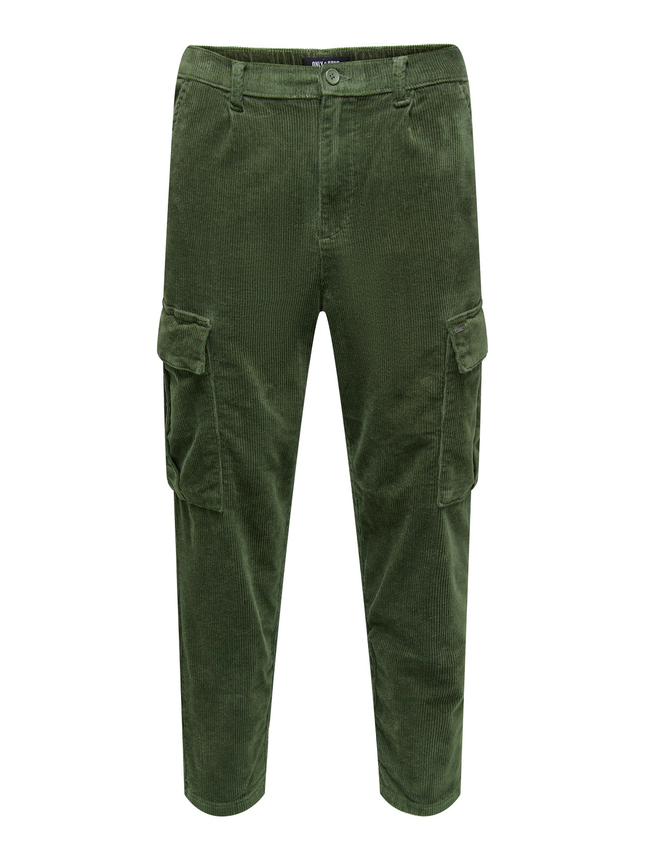 ONLY & SONS Tapered fit Cargobroeken -Olive Night - 22023472