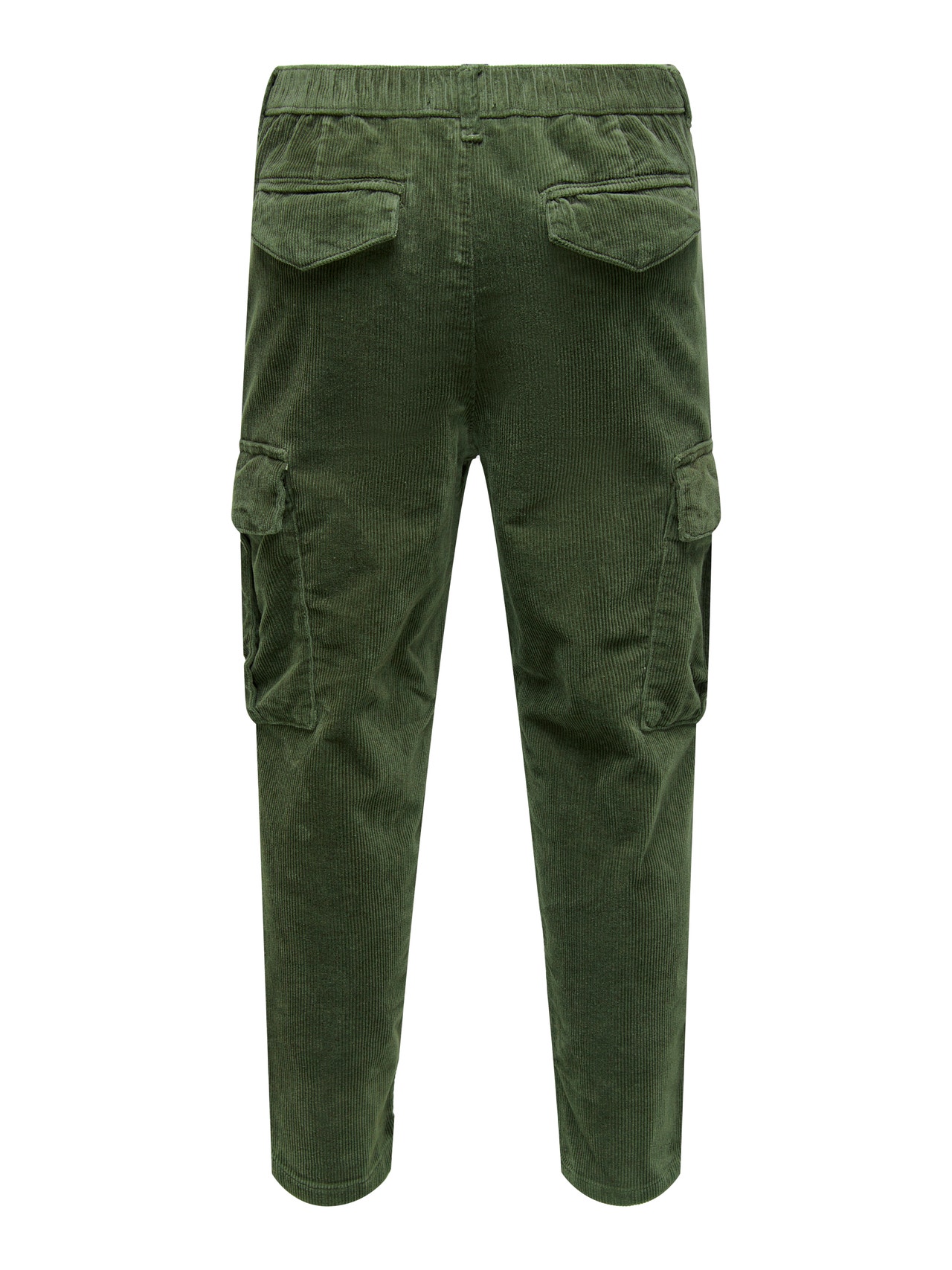 ONLY & SONS Pantalons cargo Tapered Fit -Olive Night - 22023472
