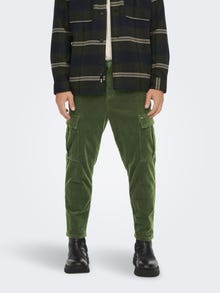 ONLY & SONS Tapered fit Cargobroeken -Olive Night - 22023472