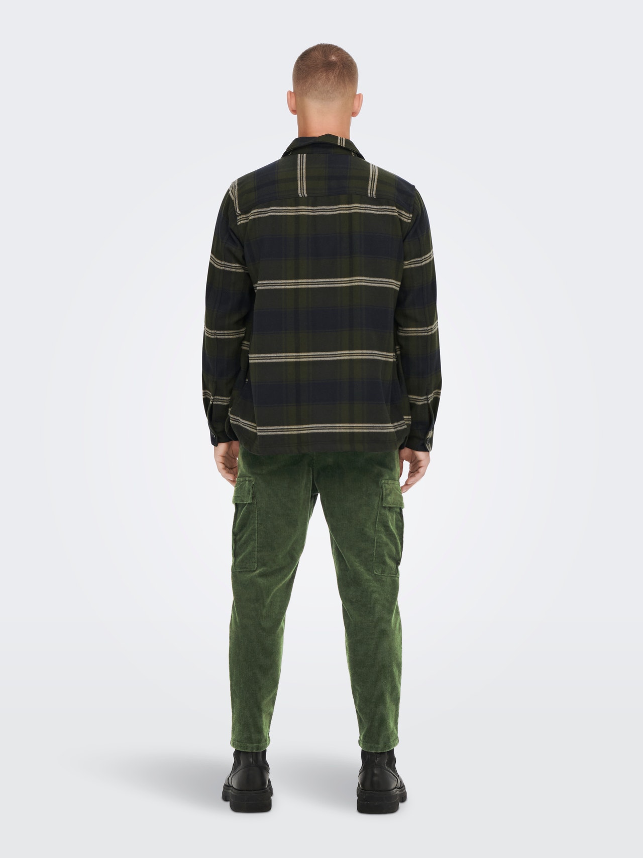 ONLY & SONS Tapered fit Cargobroeken -Olive Night - 22023472