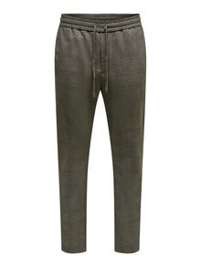 ONLY & SONS Checkered pants -Caribou - 22023493