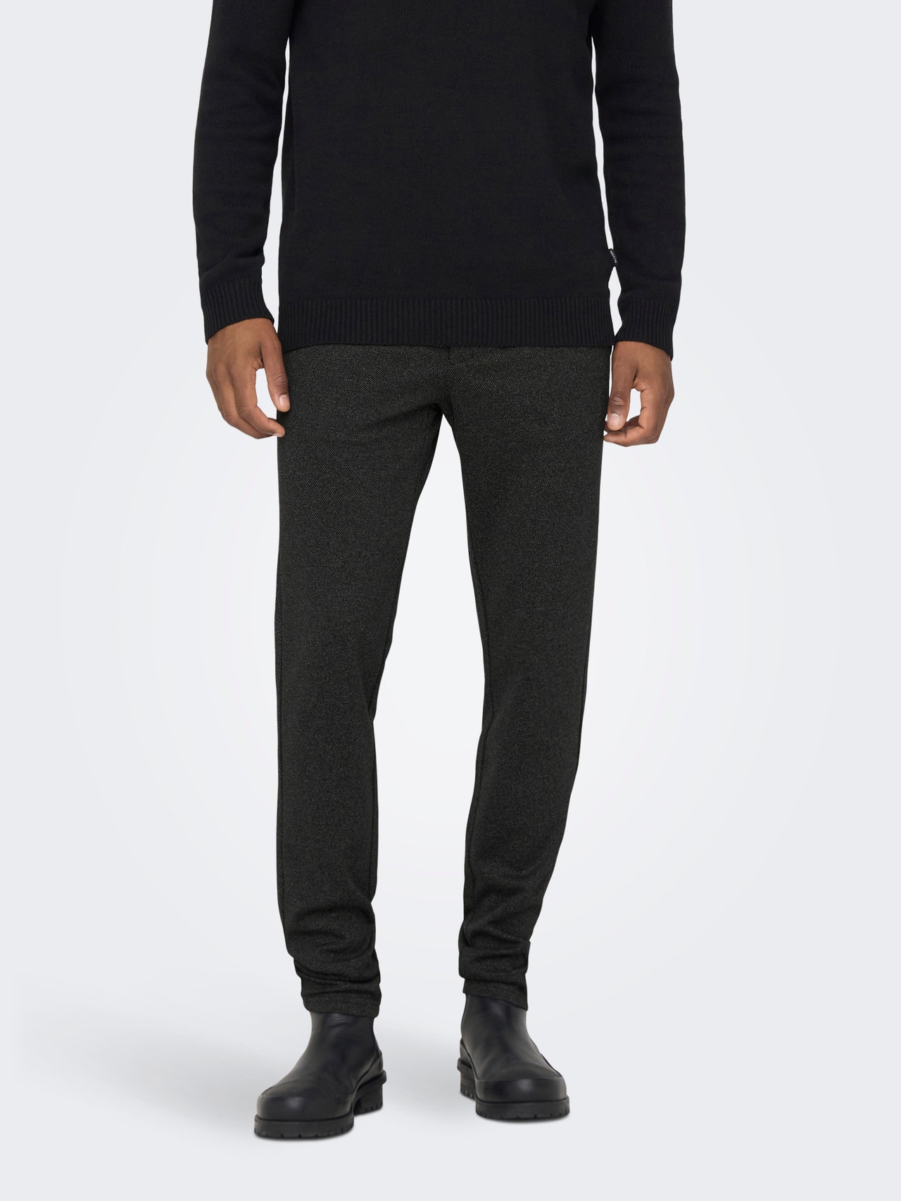 ONLY & SONS Verjüngt Chino Hose -Black - 22023496