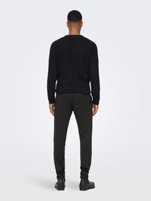 ONLY & SONS ONSMARK TAP TWILL LINE 3496 PANT -Black - 22023496